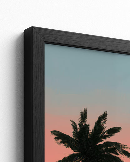 Salted Sunfall black frame corner detail