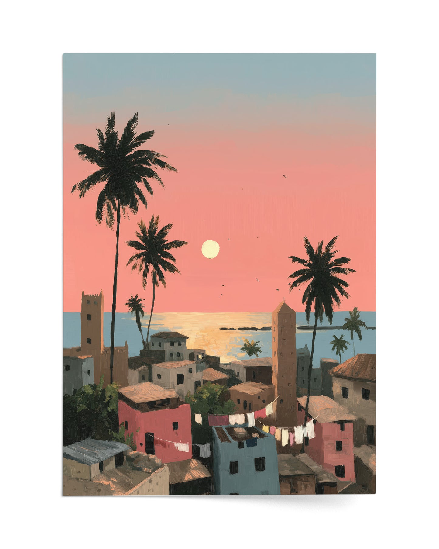 Salted Sunfall unframed art print