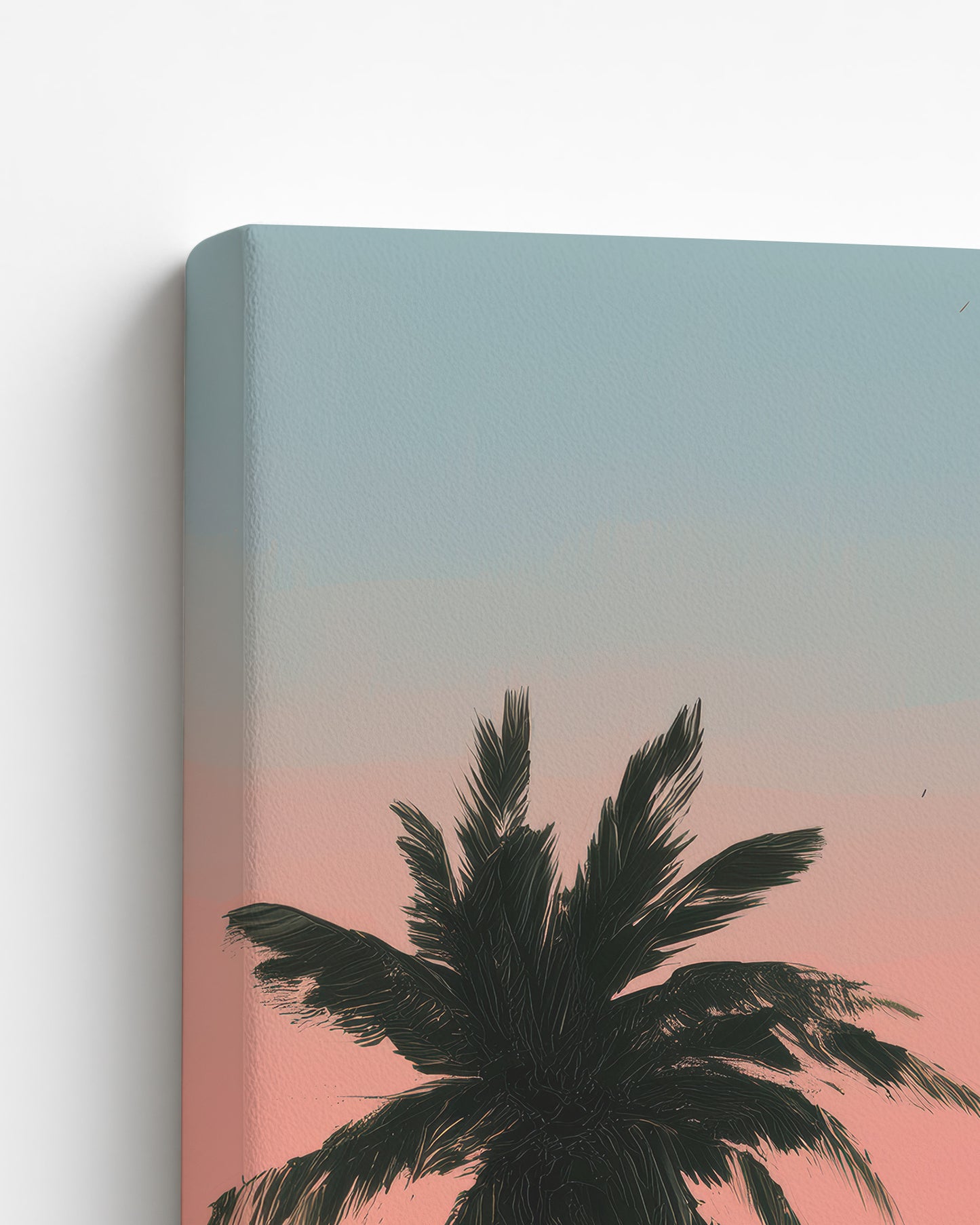 Salted Sunfall slim canvas edge detail