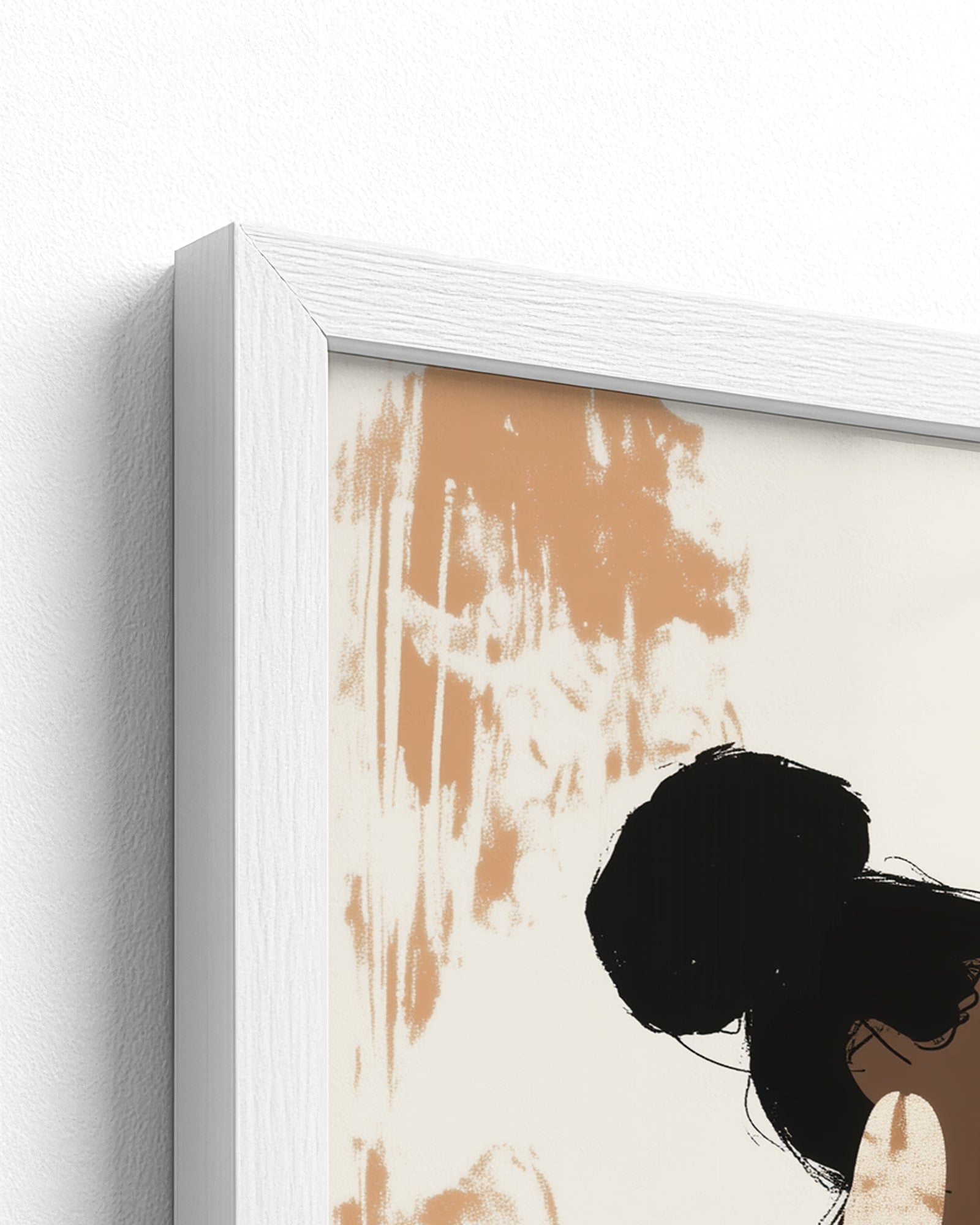 white frame